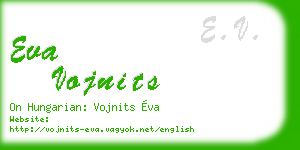 eva vojnits business card